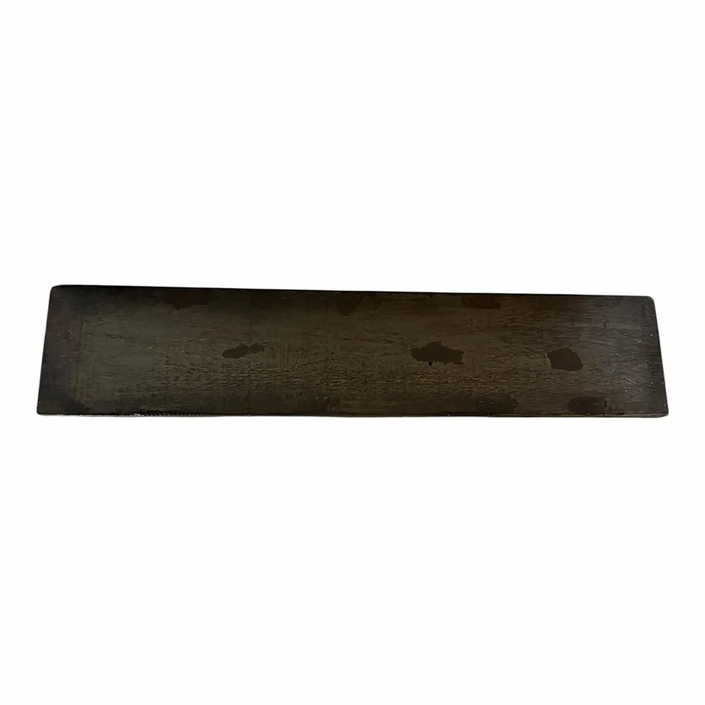 Cottagecore Rustic Distressed Red and Green Wall Shelf with Coat Hooks